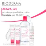 Bioderma zľava -6€ pri nákupe produktov z radu Sensibio v hodnote nad 14,90€